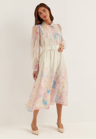 Yasflorence Ls Long Dress
