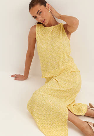 Pcflora Sl Tank Top Jrs