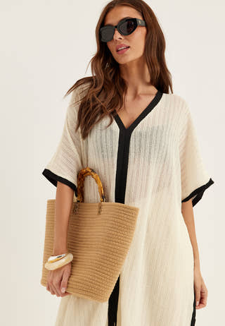 Vifabena V-neck Kimono