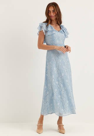 Yaslovisa Ss Ankle Lace Dress