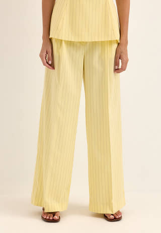 Objkasja Hw Lo Wide Pant Striped