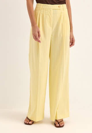 Objkasja Hw Lo Wide Pant Striped
