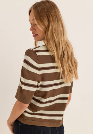 Vmsilje 2/4 O-NCK OVERSIZE PULLOVER Beige