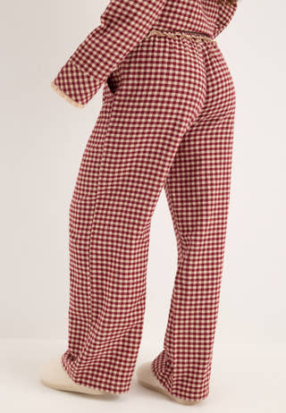 Flannel Pajama Trousers Patterned