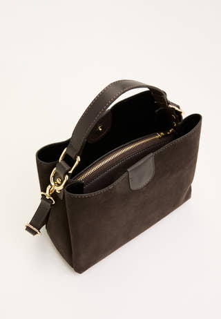 Novara Suede Handbag