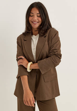 Objlisa Lo Blazer Noos Brown
