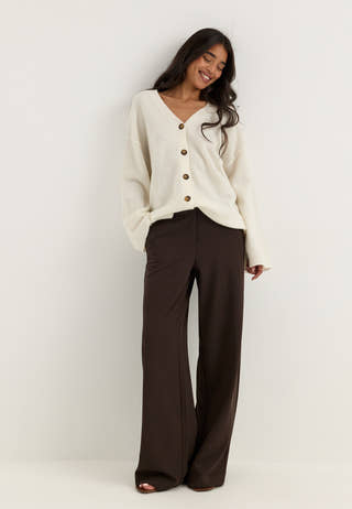 Vmzamira Mw Wide Pant Noos Brown
