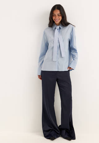 Objzila L/S RE TIE SHIRT Blue