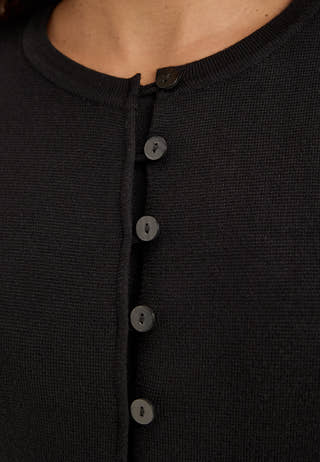 Knitted Midi Dress Black