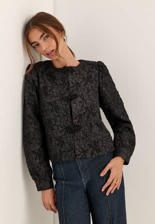 Remake Knot Buttons Jacket