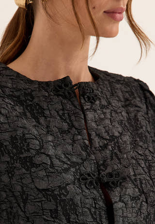 Remake Knot Buttons Jacket
