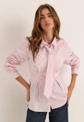 Remake Tie Shaped Shirt