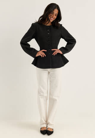 Vizikka L/S WAIST JACKET WAIST Black