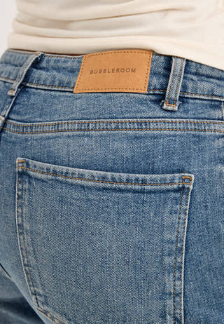 Slim Straight Jeans Blue