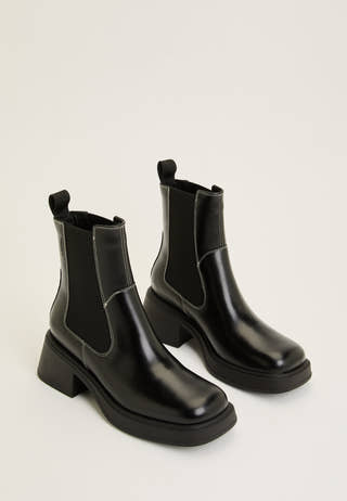 Dorah Leather Boot White