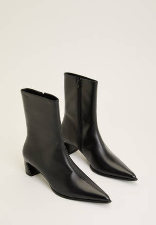Ilona Leather Boot Black