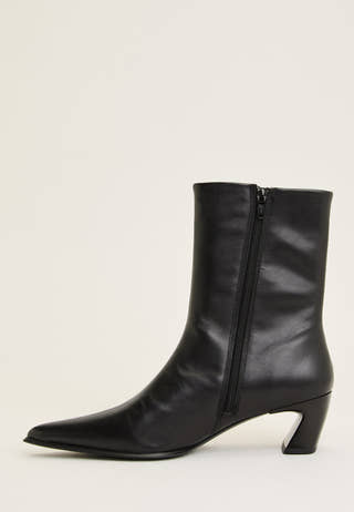 Ilona Leather Boot Black