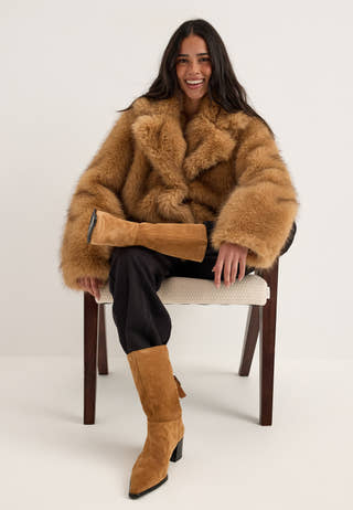 Giselle Suede Boot Brown