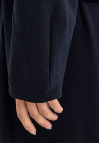 Visiffi V-neck L/S SWEAT CARDIGAN Blue