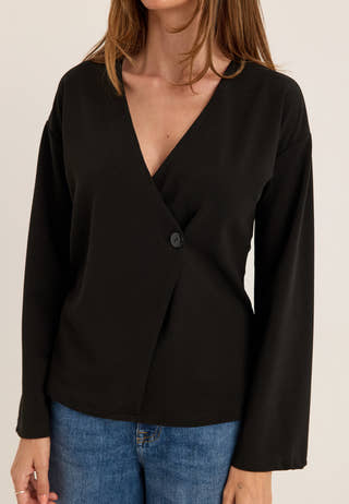 Vmstar Ls Cardigan Top Jrs Black