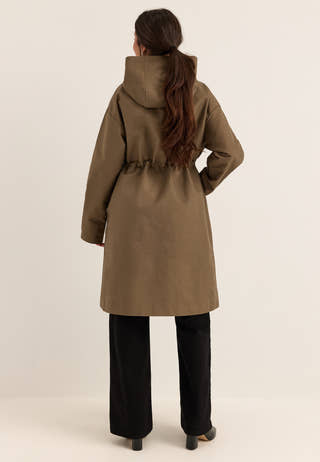 Objgerda L/S LO LONG COAT Brown