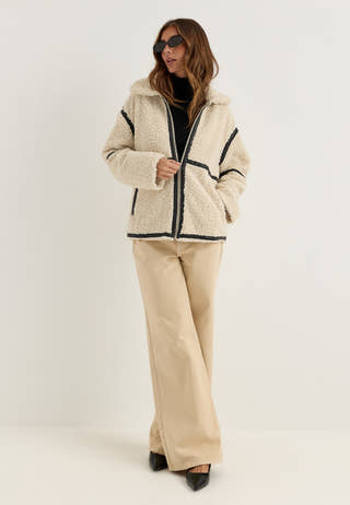 Onlparis Teddy Jacket White