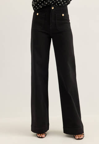 Onlmadeline Hw Wd Pocket Dnm GUA554 Black