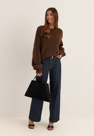 Onlnellie Ls O-neck Knt