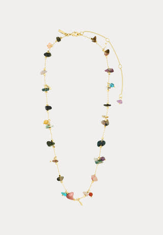 Here Necklace Gold-plated/MULTI Gold