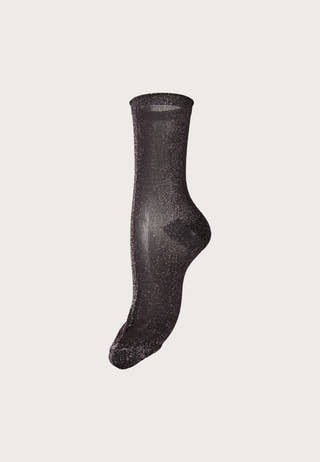 Pcellamia Glitter Socks Black