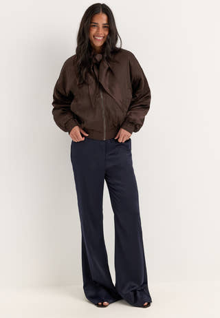 Vmpenny Ls Bow Bomber Brown