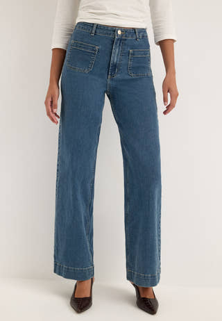 Vmkayla Hr Wide Pocket J Blue Mix Blue