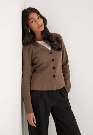 Vmmille Ls V-neck Cardigan