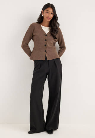 Vmmille Ls V-neck Cardigan