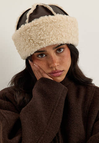 Objjune Teddy Hat Brown