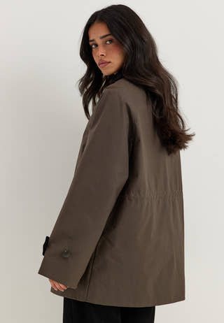 Slwwilma Waxed Jacket Brown