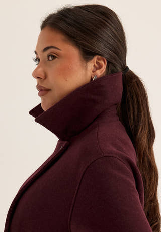 Slwzia-alma Wool Blend Jacket Red