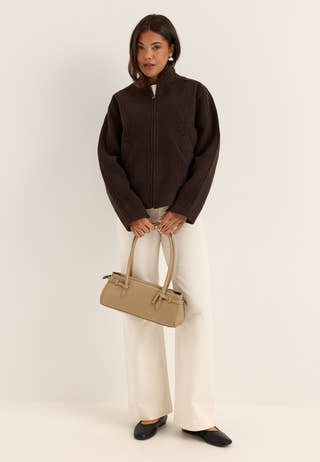 Slwjacqueline Wool Blend Jacket Brown