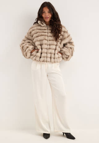 Vikiva L/S SHORT JACKET Striped