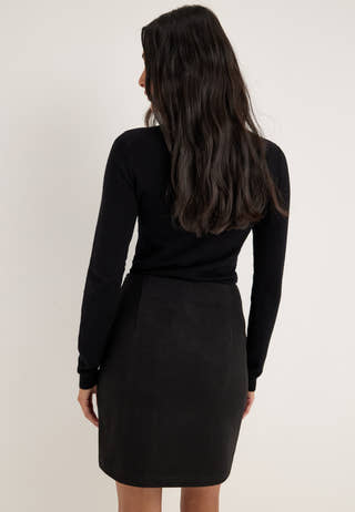 Vizikka Hw Short Skirt Black