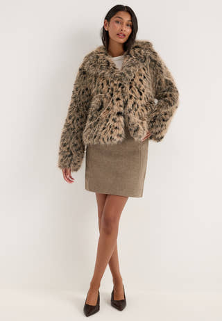 Vizikka Hw Short Skirt Grey