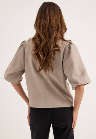 Onllinda 2/4 PUFF SHORT BLAZER Beige