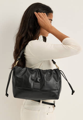 Tropea Leather Bag Black