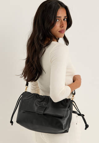 Tropea Leather Bag Black