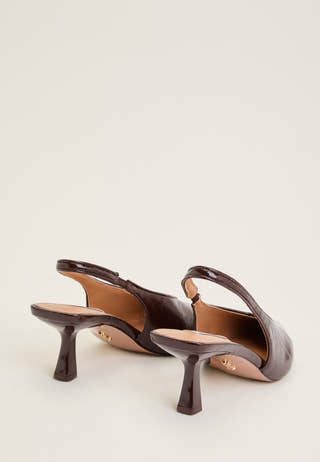 Alari Leather Slingback Brown