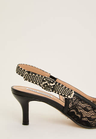 Ensemble Lace Slingback Black