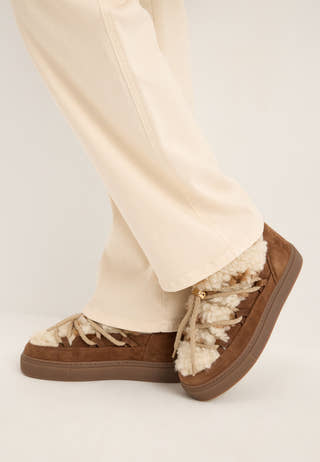 Teddy Low Sneaker Beige