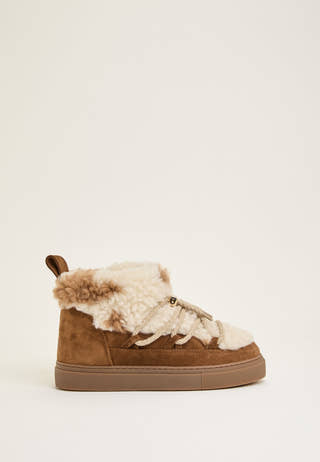 Teddy Low Sneaker Beige