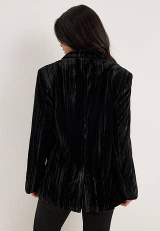 Objminna L/S RE WAISTED BLAZER Black