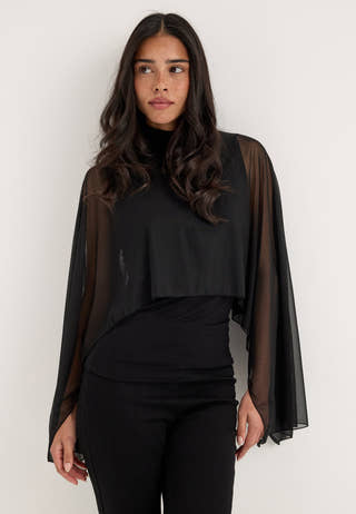 Objaylin L/S RE TOP Black